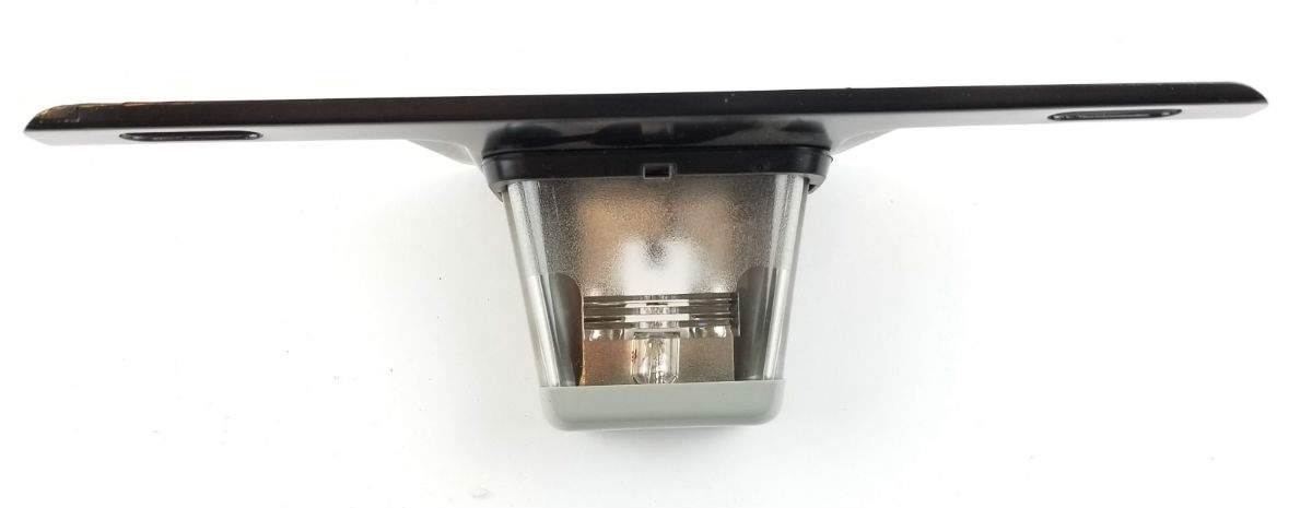 Peterson 436B Clear Vibar License Light with Steel Mounting Bracket